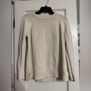Old Navy Women's Cream Crew Neck Sweater